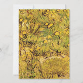 新婦新郎の両親からの結婚式招待状。 招待状 (裏面)