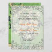 新婦新郎の両親からの結婚招待状 招待状 (正面/裏面)