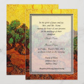 新婦新郎の両親　結婚式招待状 招待状 (正面/裏面)