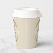 新婦新郎の名入れコーヒー 紙コップ (右)
