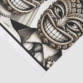 新婦新郎アロハパイナップルチキヘッドウェディング 薄葉紙 (詳細)