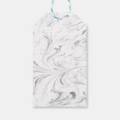 新婦新郎フクロウ - ありがとう ギフトタグ (裏面)