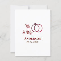 新婦新郎 家族名 日付 年 結婚 記念品