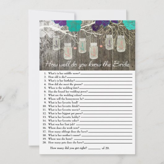 新婦素朴ゲームをどれだけ知っているか (正面)