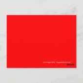 新婦結婚したPと素敵なラスベガスで ポストカード (裏面)