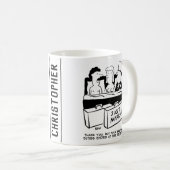 新婦結婚のためのハネムーンの夜 コーヒーマグカップ (正面右)