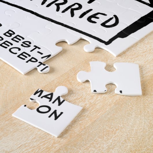 新婦結婚のためのハネムーンの夜 ジグソーパズル (側面)