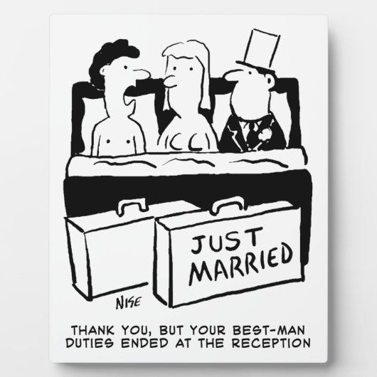 新婦結婚のためのハネムーンの夜 フォトプラーク (正面)