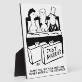 新婦結婚のためのハネムーンの夜 フォトプラーク (側面)