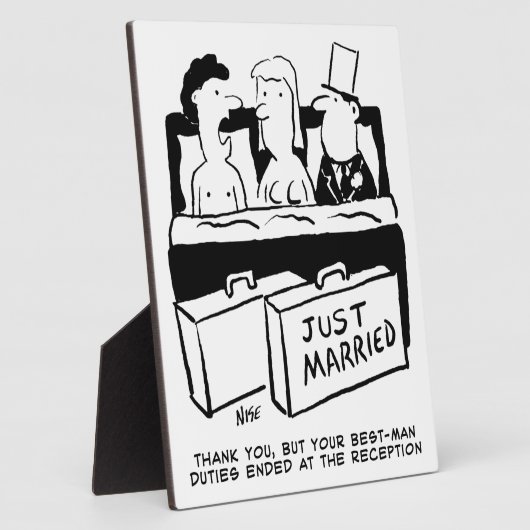 新婦結婚のためのハネムーンの夜 フォトプラーク (側面)