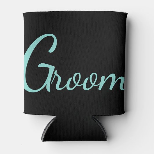 新婦結婚ブライダルパーティザグルーマー 缶クーラー (正面)