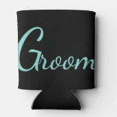 新婦結婚ブライダルパーティザグルーマー 缶クーラー (裏面)