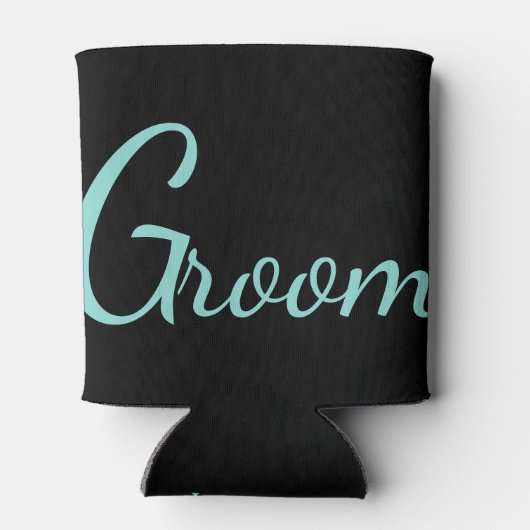 新婦結婚ブライダルパーティザグルーマー 缶クーラー (裏面)