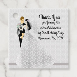 新婦結婚付きメッセージカード フェイバータグ