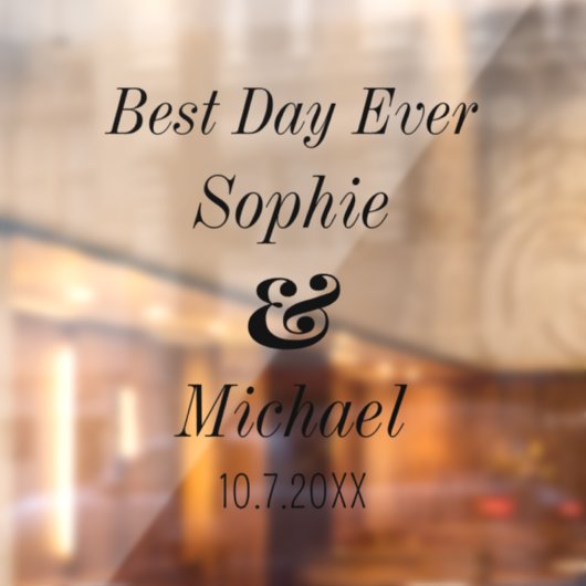 新婦結婚新郎新婦 ウィンドウサイン (シート2)