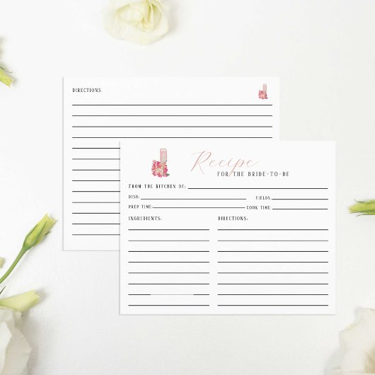 新婦花びら&プロセッコのレシピ