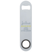 新婦 & ウェディングパーティー 5つ星 新郎の友人 スピード栓抜き (裏面)