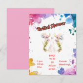 新婦 エンクロージャーカード (正面/裏面)