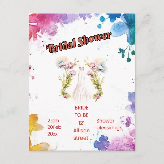 新婦 エンクロージャーカード (正面)