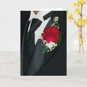 新婦 カード (黄色い花)