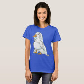 新婦 ダック ヴェール ウェディング Tシャツ (正面フル)