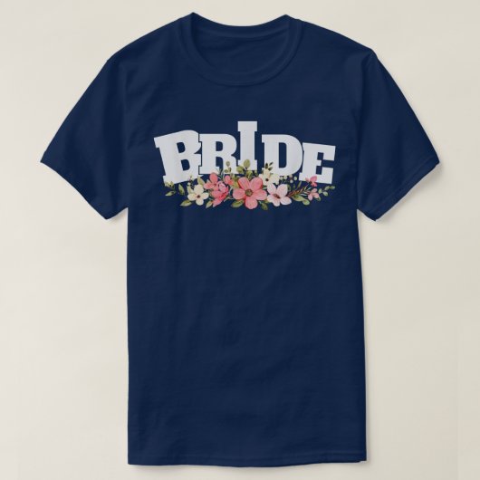 新婦,チーム新婦,新婦,たった今結婚しました,新婦 Tシャツ (デザイン正面)