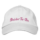 新婦 刺繍入りキャップ (正面)