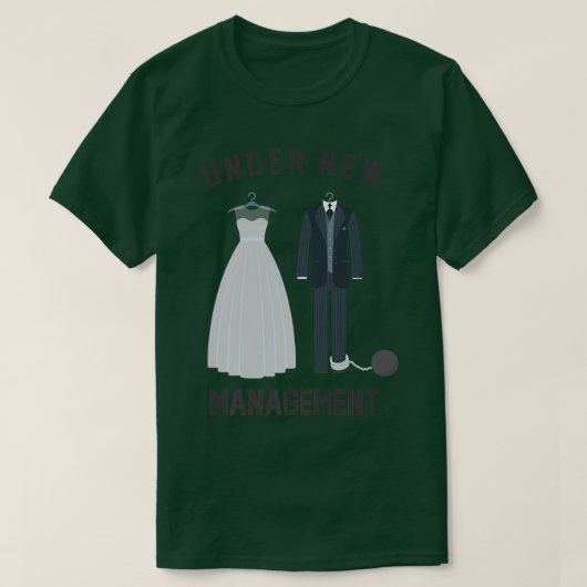 新婦・新婦の管理の下 Tシャツ (デザイン正面)
