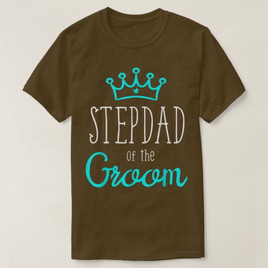 新婦 新郎の義父 ウェディングスクワッド Tシャツ (デザイン正面)