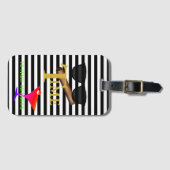 新婦 & 新郎 マルティーニ シガー ボン ヴォワイヤージュ トラベル ラゲッジタグ (正面横)