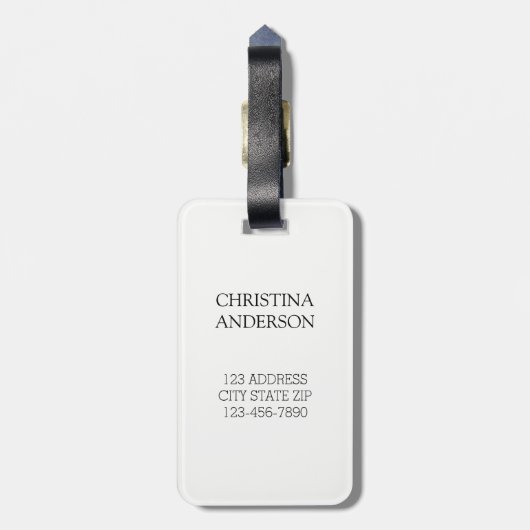 新婦/書道旅行の母 ラゲッジタグ (裏面縦)