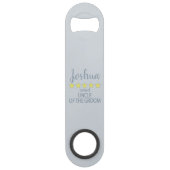 新婦・結婚式の仲人 5つ星 新郎のおじ スピード栓抜き (裏面)