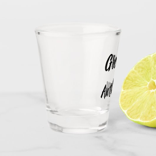 新婦 黒と白 カスタム名 ギフト ウェディング ショットグラス (左)