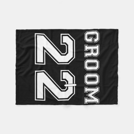 新婦 2022 結婚式前パーティー お揃いの ハネムーン ブライダルシャワー プレミアム フリースブランケット (正面(横))