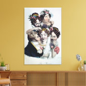 新婦c.1820 （リトボ） キャンバスプリント (インサイチュ (リビング))