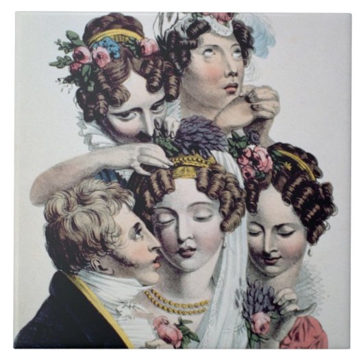 新婦c.1820 （リトボ） タイル (正面)