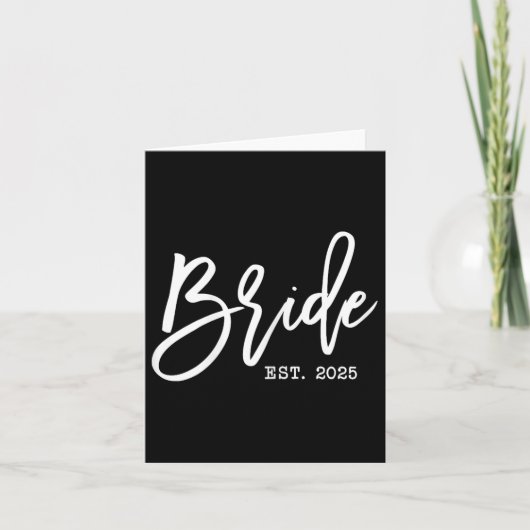 新婦Est 2025は結婚間もなく将来の妻になる カード (正面)