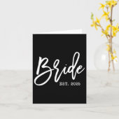 新婦Est 2025は結婚間もなく将来の妻になる カード (黄色い花)