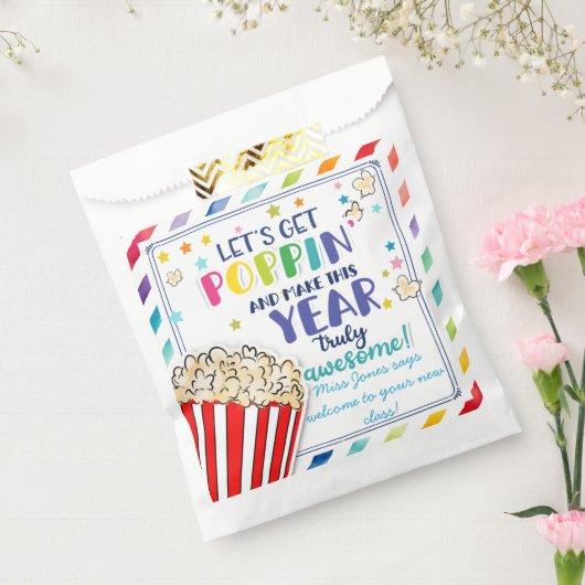 新学年でpoppinの先生教室を開く フェイバーバッグ (封をした状態)