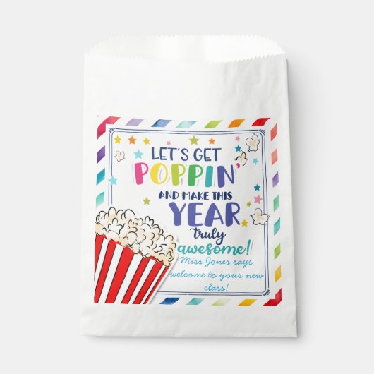 新学年でpoppinの先生教室を開く フェイバーバッグ (正面)