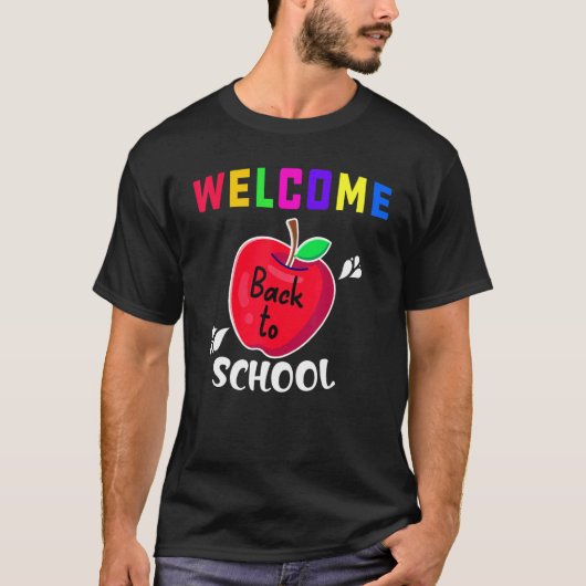 新学期おめでとうニュースレター先生の紹介 Tシャツ (正面)