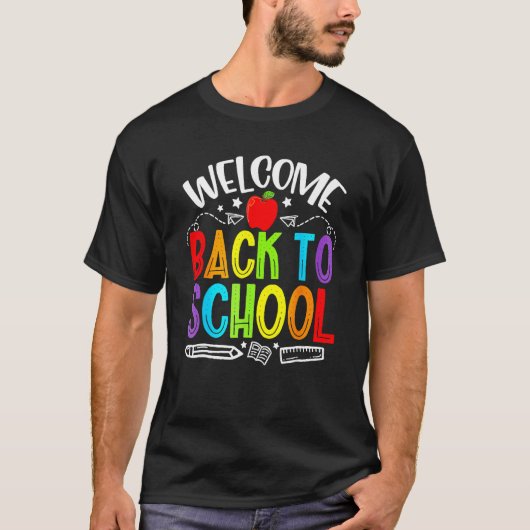 新学期おめでとうニュースレター先生の紹介 Tシャツ (正面)