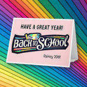 新学期おめでとう!折りたたみ式グリーティングカード カード