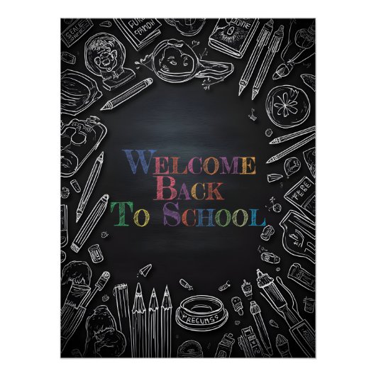 新学期おめでとう – 新学期 ポスター (正面)
