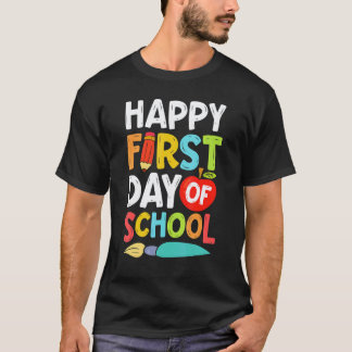 新学期おめでとう 男性 女性 教師向け Tシャツ