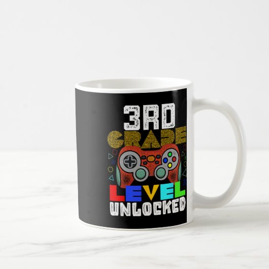 新学期おめでとう 3年生 ゲーマー コーヒーマグカップ (右)