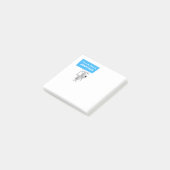 新学期おもしろいかわいい漫画の子犬 ポストイット (アングル)