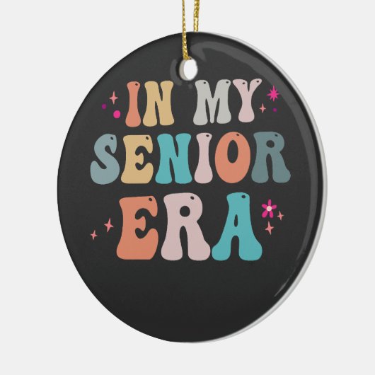 新学期おもしろいインマイシニア時代先生 セラミックオーナメント (左)