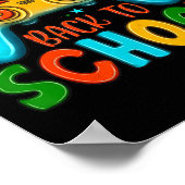 新学期おもしろいゲームオーバー先生学生キッド ポスター (角)