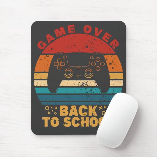 新学期おもしろいコントローラ上のゲームゲーム マウスパッド (マウス)